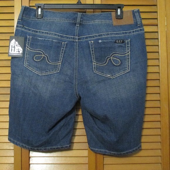 G.E.T.  NEW shorts blue denim jean shorts from Nordstrom Rack size 16W - Picture 7 of 7